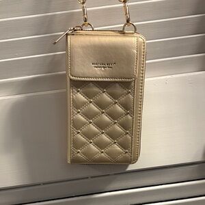 Gold Quilted Purse